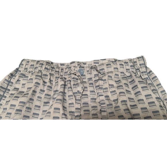 Rodan + and Fields 2 Piece Pajama Set PJ All Over Print Logo Promo Blue Large - Picture 2 of 7